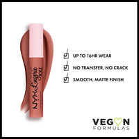 Thumbnail for NYX PROFESSIONAL MAKEUP Lip Lingerie XXL Matte Liquid Lipstick - Turn-On (Peach Nude)