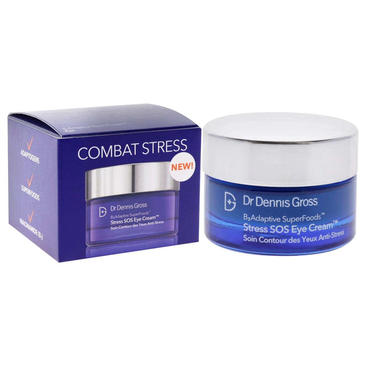 Dr Dennis Gross B3 Adaptive SuperFoods Stress Sos Eye Cream Eye Cream Unisex 0.5 oz