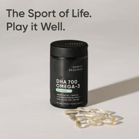 Thumbnail for Sports Research® Vegan DHA 700mg - Cognitive Support, Brain Support, Supplement with Omega-3 DHA from Algae Oil - Vegan Certified · Non-GMO · Gluten Free - 90 Count Softgels