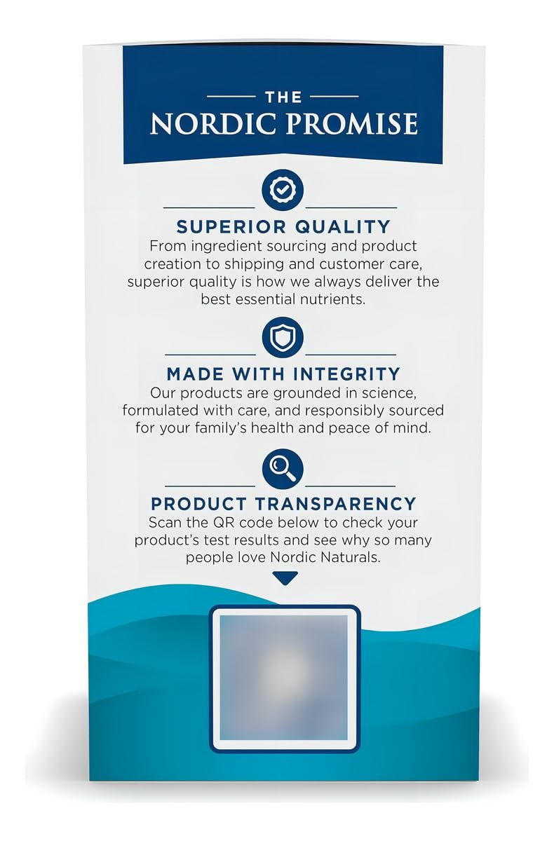 Nordic Naturals EPA, Lemon - 60 Soft Gels - 1210 mg Omega-3 - High-Intensity EPA Formula for Positive Mood, Heart Health & Healthy Immunity - 30 Servings