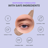 Thumbnail for Wonderskin Wonder Blading Brow Stain & Go Masque - Long Lasting Eye Brow Tint, Transfer Proof and Smudge Proof Eyebrow Tint Stain (Blonde)