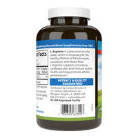 Thumbnail for Carlson - L-Arginine, 675 mg, Circulatory Health, Support, 180 Capsules