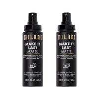 Thumbnail for Milani Setting Spray + Primer, Make It Last Matte- Oil Absorbing Charcoal Formula to Control Shine, Matte Finish Setting Spray for Makeup and Primer for Oily Skin, Prime +Correct + Set - 2 Pack