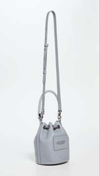 Thumbnail for Marc Jacobs Women's The Leather Bucket Bag, Wolf Grey, One Size