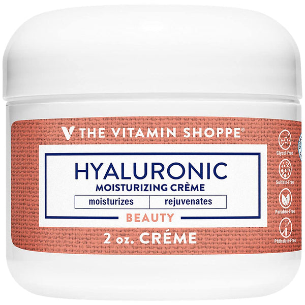 The Vitamin Shoppe Hyaluronic Moisturizing Beauty Crème, Moisturizes and