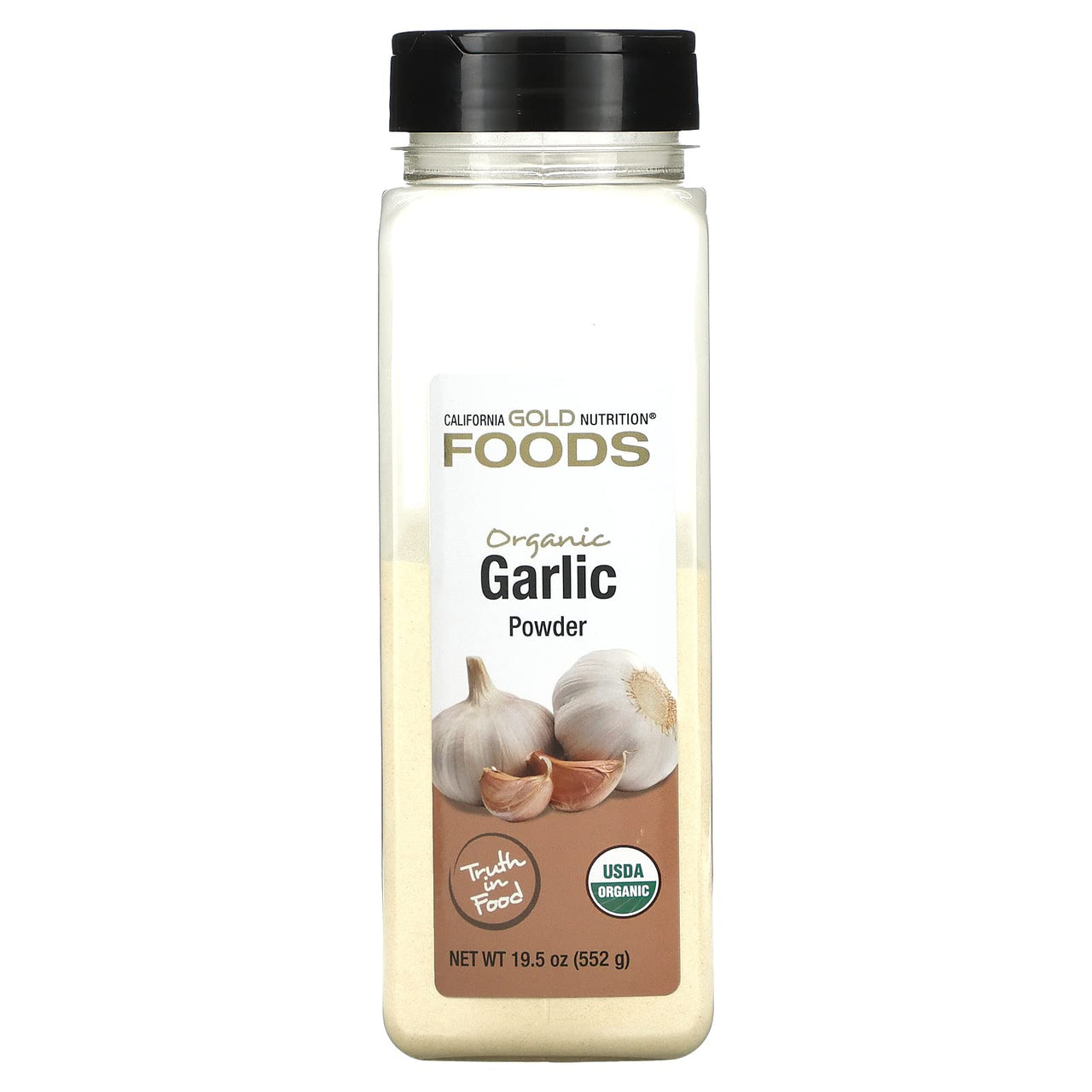 Organic Garlic Powder by California Gold Nutrition, 19.5 oz (552 g)