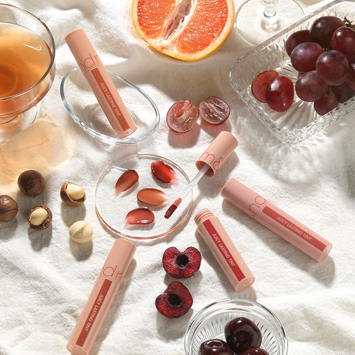 rom&nd Juicy Lasting Tint 25 BARE GRAPE, Vivid color, Glossy Finish, Long-lasting, MLBB, moisturizing, Highly-Pigmented, Clear & Natural Makeup, Lip Tint for Daily Use, K-beauty, 5.5g / 0.2 oz
