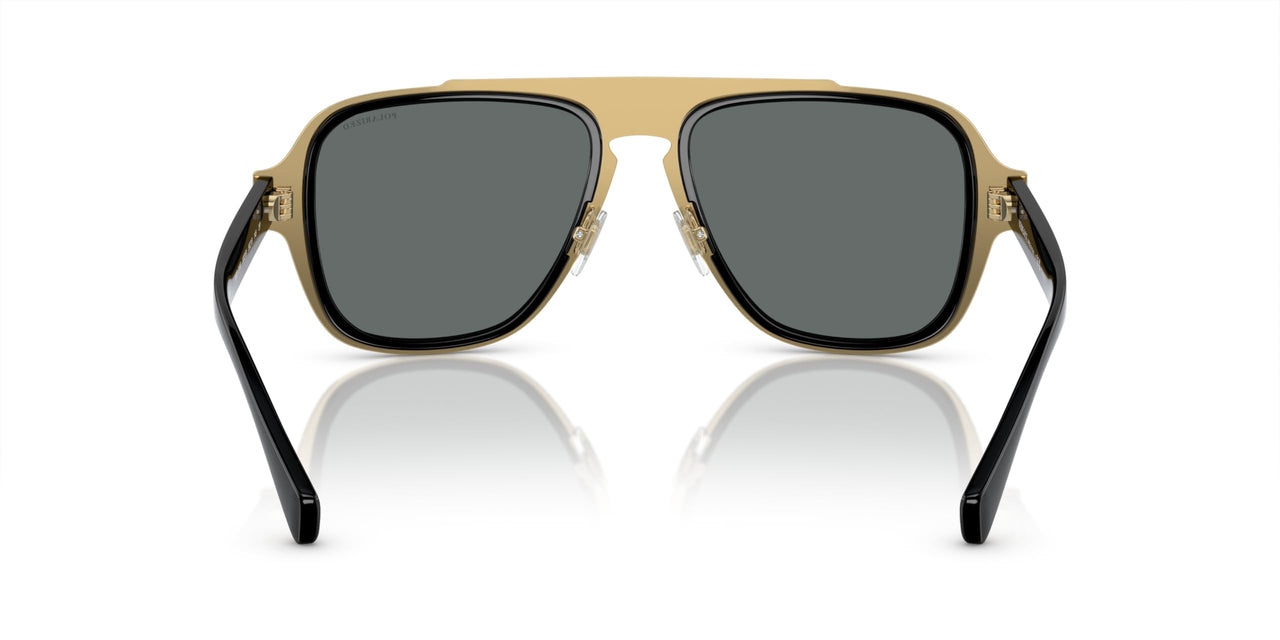 Versace Man Sunglasses Black Frame, Dark Grey Lenses, 56MM