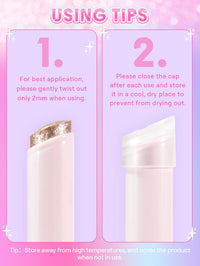 Thumbnail for SHEGLAM Crystal Jelly Glaze Stick Eye Shadow Stick Eyeliner Brightener Pencil Crayon with Brush Easy to Blend Long Lasting Shimmer Eyeshadow-Rosy Gem