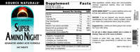 Thumbnail for Source Naturals Super Amino Night - Advanced Amino Acid Formula* - 240 Tablets