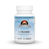 Thumbnail for Source Naturals Serene Science L-Theanine, Made with Suntheanine, for Focused Relaxation, 200 mg - 60 Capsules