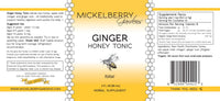 Thumbnail for Mickelberry Gardens Immune Support Ginger Honey Tonic – Organic Ginger Shots & Syrup for Immunity Boost, Digestive Health, and Wellness – 4 Oz