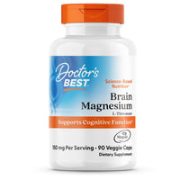 Thumbnail for Doctor's Best L-Threonate Supplement - Magtein Magnesium L Threonate Capsules, Memory & Focus Support for Women & Men, 150 mg Per Serving, Vegan, Gluten Free - 90 Veggie Caps