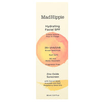 Thumbnail for Mad Hippie Hydrating Facial SPF 25+, Zinc Oxide Sunscreen, Reef-Safe Face Cream, Fragrance-Free, 2 Oz