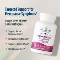 Thumbnail for Nordic Naturals Menopause Support -Unflavored - 60 Capsules - Women’s Hormone-Support Supplement for Menopause, Mood Balance & Hot-Flash Support - Plant-Based Herbs and Phytoestrogens - 30 Servings