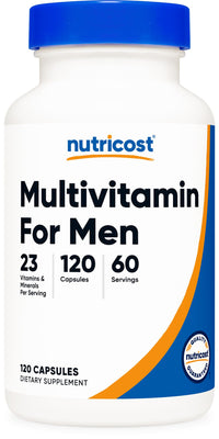 Thumbnail for Nutricost Multivitamin for Men 120 Capsules - Vitamins and Minerals for The Healthy Man