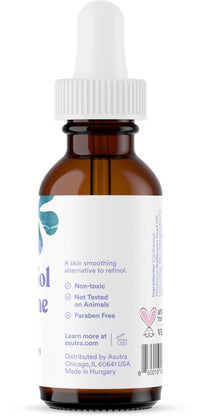 Thumbnail for ASUTRA Bakuchiol Nighttime Serum, 1 fl oz - Skin Smoothing Retinol Alternative, Nourish and Hydrate Skin, Gentle Face Serum