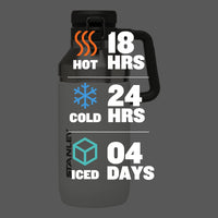Thumbnail for Stanley GO Growler 64 oz | Keeps Beer Cold or Coffee Hot | Leakproof Steel Lined Lid and Easy to Carry Handle | Insulated Stainless Steel Beverage Container | BPA-Free | Polar