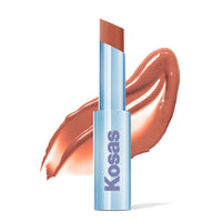 Thumbnail for Kosas Wet Stick Moisturizing Shiny Sheer Lipstick with Ceramides, Hyaluronic acid, Peptides and Mango Butter - Soothes, Softens, and Moisturizes Lips – Papaya Treat