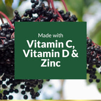 Thumbnail for Nature's Bounty Elderberry Gummies, Dietary Supplement, Supports Immune Health, Contains Vitamin A, C, D, E and Zinc, 100 mg, 70 Gummies