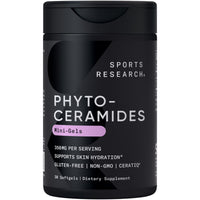 Thumbnail for Sports Research® Women's Supplement Pack - Vegan Biotin 10,000mcg with Coconut Oil, Hydrolyzed Collagen Peptides with Hyaluronic Acid + Vitamin C & Phytoceramides 350mg per Softgel