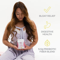 Thumbnail for Sunwarrior Prebiotic Fiber Supplement Powder | Dietary Fiber Drink Mix with Digestive Enzymes with Probiotics and Prebiotics for Women (Pineapple Vanilla, 30 Servings)