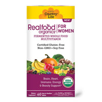 Thumbnail for Country Life Realfood Organics for Women and Men Bundle - Certified Gluten Free, Certified Vegan, Certified USDA Organic - 60 Tablets