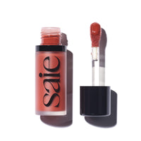 Thumbnail for Saie Dew Liquid Blush for Cheeks - Hydrating Cream Blush Stick with a Blendable + Buildable Formula - Skincare Infused Dewy Cheek Tint for a Natural Flush - Glowy Makeup Essential - Spicy (.40 oz)