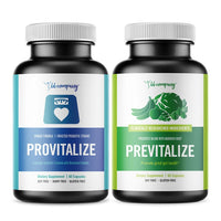 Thumbnail for BB Company Slim Gut Bundle | Menopause Prebiotics and Probiotics for Women | Gut Vitamins for Digestive Health | Supports Joint Health & Sexy Midsection | Provitalize & Previtalize | 30 Day Supply