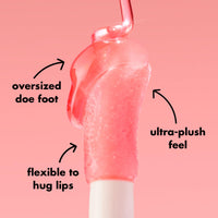 Thumbnail for e.l.f. Glow Reviver Lip Oil, Nourishing Tinted Lip Oil For A High-shine Finish, Infused With Jojoba Oil, Vegan & Cruelty-free, Crystal Clear
