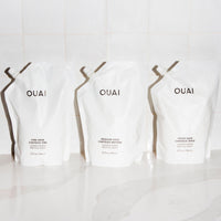 Thumbnail for OUAI Thick Shampoo Refill - Moisturizing Shampoo with Keratin, Marshmallow Root, Shea Butter & Avocado Oil for Thick Hair - Strengthens & Hydrates - Paraben, Phthalate, Sulfate Free Shampoo (32 Fl Oz)