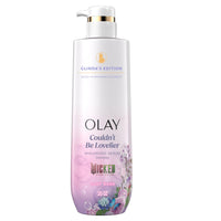 Thumbnail for Olay Body Wash for Women, Couldn't Be Lovelier Glinda's Edition, Intensely Hydrating & Renewing, Pro-Hyaluronic Acid Serum with Vitamin B3, For All Skin Types, Raspberry & Bubbles Scent, 20 fl oz