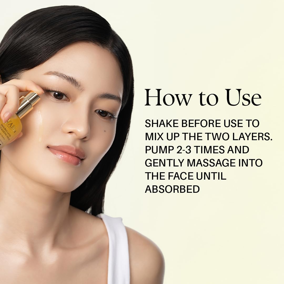 d'alba Piedmont White Truffle Double Layer Revitalizing Serum, 100hr Hydration, Hyaluronic Acid and Centella Asiatica, Skin Firming, Tightening, Long-lasting Korean Skin Care (1.69 fl.oz)