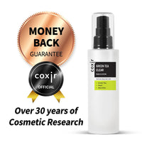 Thumbnail for coxir GREENTEA CLEAR EMULSION for calming and hydrates skin l Paraben Free, Cruelty Free, Korean Skin Care [100ml/3.38 fl.oz]