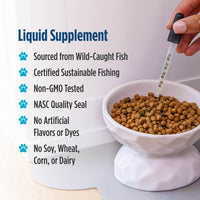 Thumbnail for Nordic Naturals Omega-3 Cat, Unflavored - 2 oz - 304 mg Omega-3 Per One mL - Fish Oil for Cats with EPA & DHA - Promotes Heart, Skin, Coat, & Immune Health - Non-GMO