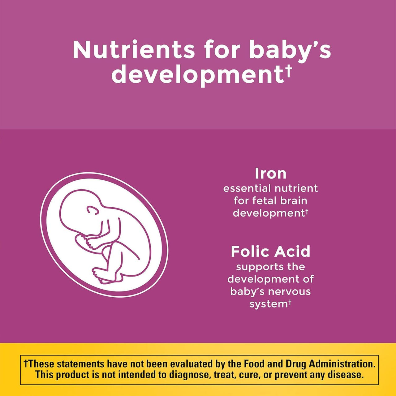Nature Made Prenatal Multi Dietary Supplement , 90 Tablets ea ( Pack of 2)