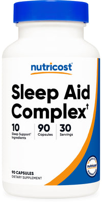 Thumbnail for Nutricost Sleep Aid Complex 1330mg Serving (90 Capsules) - 30 Servings