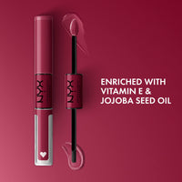 Thumbnail for NYX PROFESSIONAL MAKEUP Shine Loud, Long-Lasting Liquid Lipstick with Clear Lip Gloss - Goal Getter (Deep Raspberry)