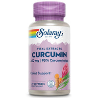 Thumbnail for SOLARAY Super Bio Curcumin 250mg | Turmeric Root Extract, 95% Curcuminoids | Healthy Joint Support & More | 30 Softgels