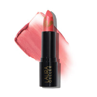 Thumbnail for LAURA GELLER NEW YORK Italian Marble Sheer Lipstick - Strawberry Toffee - Hydrating & Lightweight - Vitamin E & Caster Seed Oil - Cream Finish