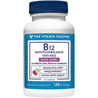 Thumbnail for The Vitamin Shoppe Vitamin B12 1,000MCG - Energy Production, Nervous System & Red Blood Cell Support, Daily B Vitamin