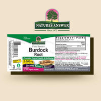 Thumbnail for Nature's Answer Burdock Root | Herbal Supplement | Super Concentrated | Promotes Overall Health & Well-being | Low Alcohol & Gluten-Free 2oz