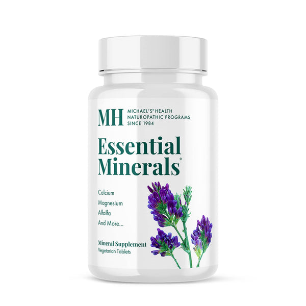 Michael's Health Naturopathic Programs Essential Minerals - 240 Vegetarian Tablets - Supports Nerve Communication & Proper Functioning of Muscles - Kosher - 60 Servings