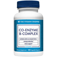 Thumbnail for The Vitamin Shoppe Co-Enzyme B-Complex - Activated B Vitamins | Energy & Stress Support | 100 Vegetable Capsules | Methylated Forms