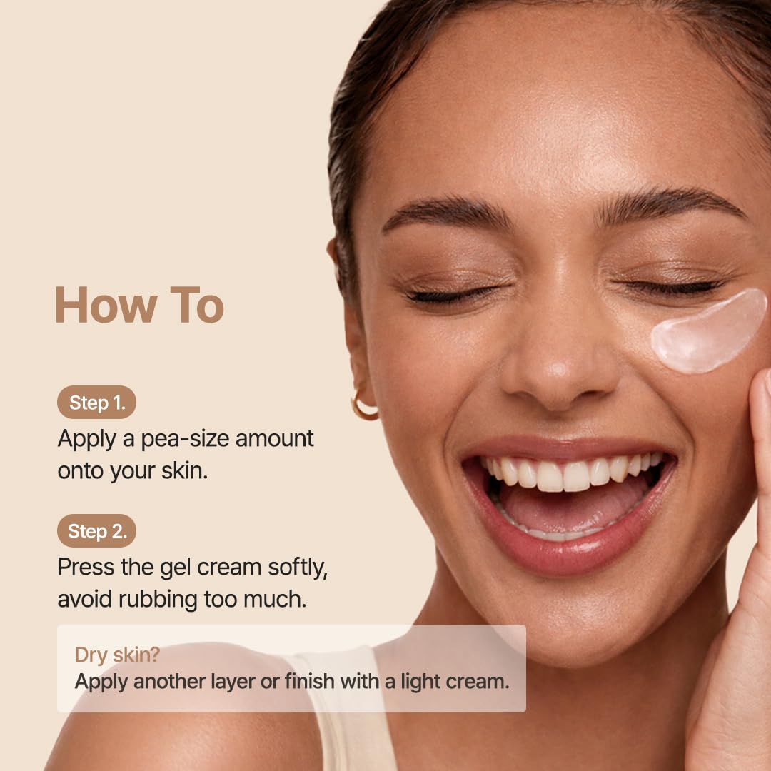 PURITO Oat In Calming Gel Cream, Non-Comedogenic, 77% Oat Seed Water Lightweight Water-Gel Face Moisturizer, Fragrance-Free, Vegan Korean Skincare, Sensitive & Blemish-Prone Skin, 100 mL