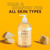 Thumbnail for SheaMoisture Baby Essentials, Body Wash & Shampoo + Curls & Coils Conditioner, Detangler with Raw Shea, Chamomile & Argan Oil, Pediatrician-Tested, Hypoallergenic, Tear-Free, 13 Oz Ea