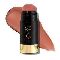 Thumbnail for LAURA GELLER NEW YORK Serum Blush Tint, Lightweight Liquid Blush for Cheeks, Weightless Watercolor Sheer Finish, True Tawny