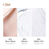 Thumbnail for Glint Liquid Gel Highlighter (Dewy Moon, 0.1oz) - Multi-Use Face & Body Gloss for Smooth Glow, Long-Lasting Illuminator Balm for Healthy Radiance. Korean Makeup. Eyes, Cheeks