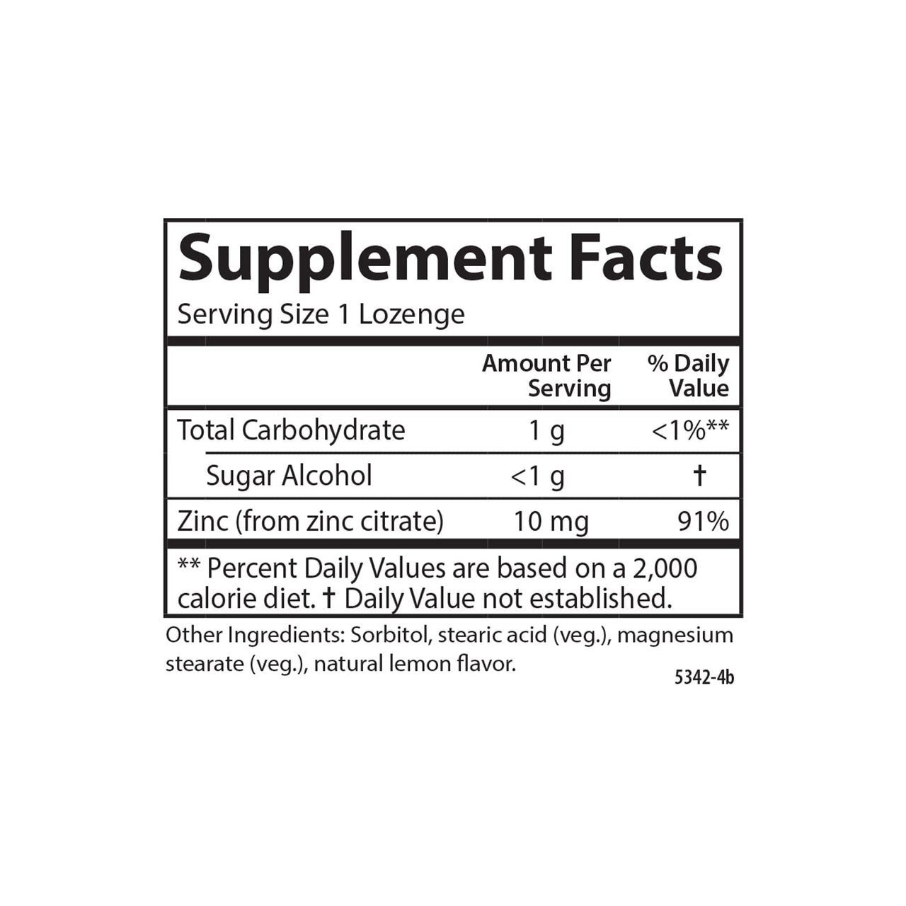 Carlson - Zinc-Ease, Soothing Lozenge, Health Support & Optimal Wellness, Lemon, 180 Lozenges