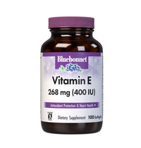 Thumbnail for Bluebonnet Nutrition Vitamin E 400 IU (268 mg) Mixed Tocopherols Softgels, Free Radical Portection & Cardiovascular Support, Gluten-Free, Dairy-Free, Softgels, Servings, 100 Count